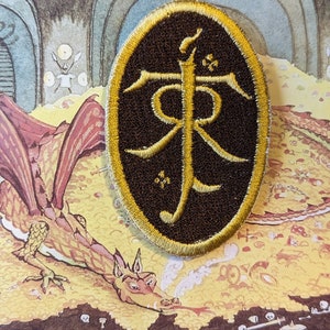 Tolkien Symbol Sew-on Patch, 2-3/8&quot; X 1-1/2&quot;