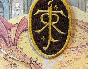 Tolkien Symbol Sew-on Patch, 2-3/8" X 1-1/2"