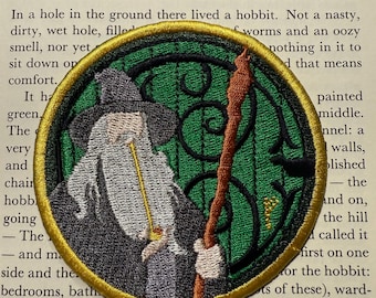 The Hobbit/Gandalf Sew-on Patch, 3-1/4 Inches