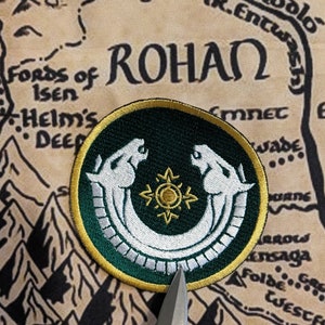 The Lord of the Rings/Rohan Sew-on Patch, 3-1/4 Inches