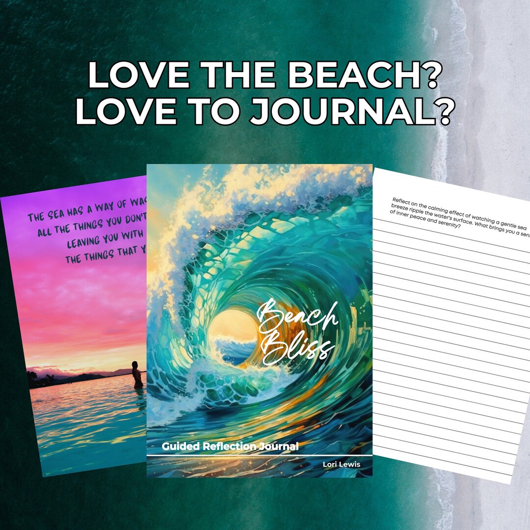 Develop Journal Personal Development Journal, Growth Life Planner Printable, Beach ...