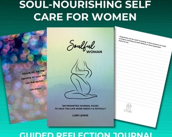 Seelennährendes Selbstfürsorge-Journal für Frau, Selbstfürsorge-Journal, Achtsamkeitsarbeitsbuch, Selbstliebe-Journal, Mental-Gesundheit-Journal, Selbstliebe