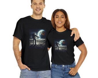 Astronaut T-Shirt Galactic Explorer Planets Moon