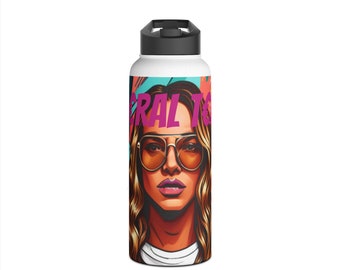 Stainless Steel Water Bottle, Standard Lid. Liberal Tears Never Tasted So Good! Stylish Design Keeps Drinks Cool Or Hot. Makes A Great Gift!