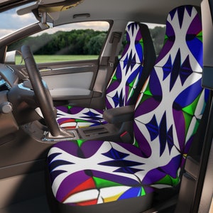 Car Seat Covers Provide Comfort And Protection For Your Car Seats With These Very Colorful Cool Crazy Designs. Ride Around In Style Man!