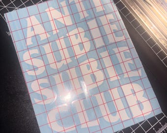 Anti Subie Subie Club Vinyl Sticker Decal