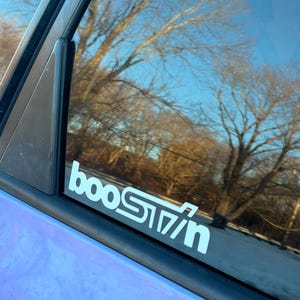 BooSTIn Subaru Wrx STi Decal Sticker