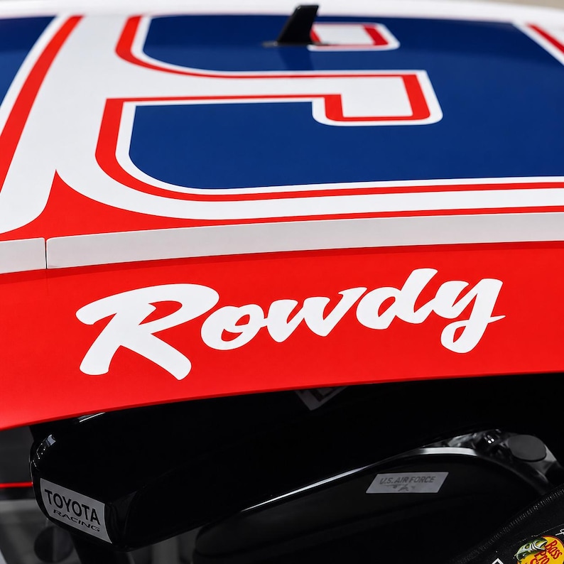 Rowdy Kyle Busch Memorial Sticker Racecar Decal Nascar - Etsy
