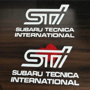 Subaru STI Fog Light Cover Decals