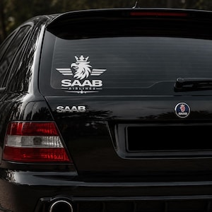 Saab Airlines Swedish Car Sticker Decal