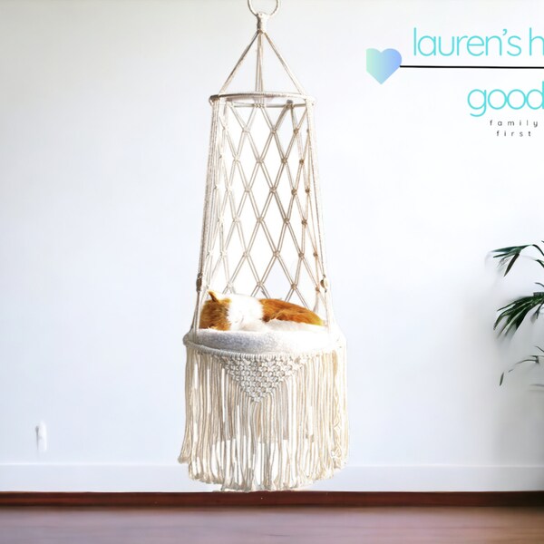 Cat Bed Hanging Cat Hammock With Soft Pillow Hammock Cat Swing Wall Hanging Cat Bed Pet Furniture Cat Furniture Pet Beds Pet Gifts