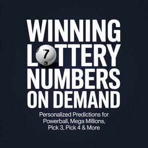 Custom Lottery Number Predictions Tailored Just for You – Powerball, Mega Millions, Pick 3 numbers all personally generated to Help You win!