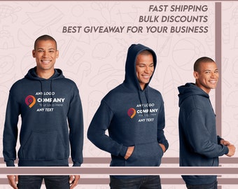 Custom Hoodies with Logo, Custom Text Hoodie Gift Personalized Hoodie Design your Hoodie Business Hoodie Custom Men's Hoodie Gift Hoodie