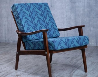 sillón retro vintage de los años 60 (restaurado)