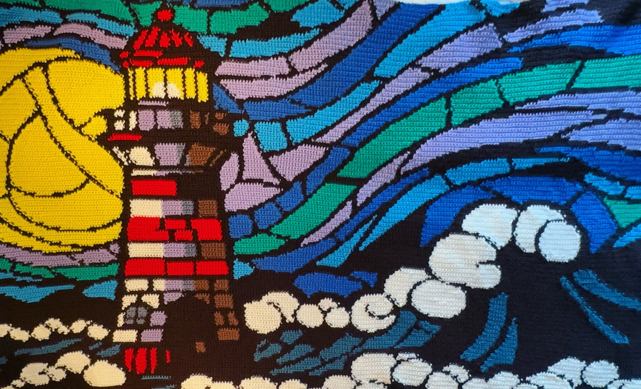 12 Ocean Waves Crochet Patterns: Bring Coastal Texture to Blankets, Bags, and Gifts 4 Lighthouse Ocean