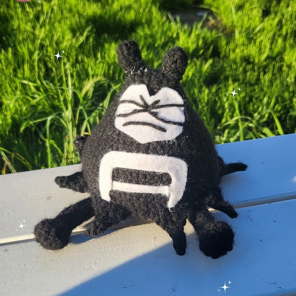 Handmade Crochet The Aquabats Lil Bat Stuffed Plushie, Valentine's Day, Birthday Gift