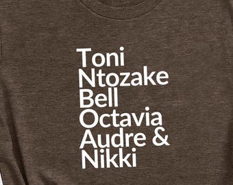 Black Female Writers T-Shirt | African American Authors BHM