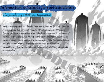 Attack on Titan Digital Download | The Rumbling Digital Print | Anime Print | Manga Digital Download | Japanese Wall Art | Anime Poster