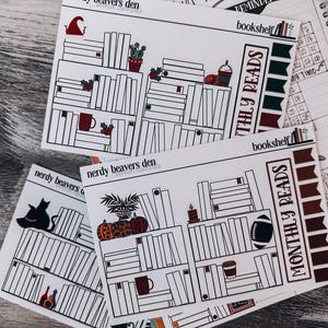 Holiday Monthly Reads Stickers
