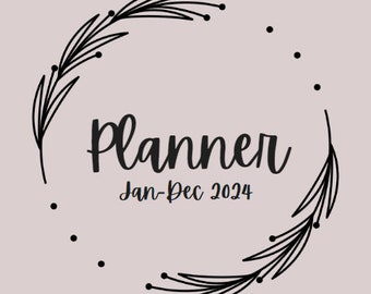 Planejador Digital, Planejador 2024, Planejador Bullet Journal, Planejador de Autocuidado