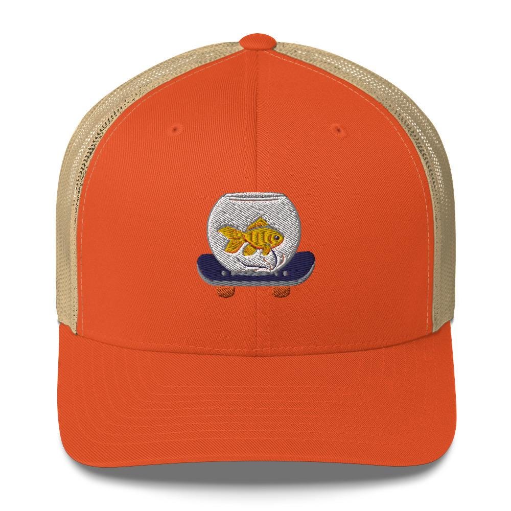 Cappello snapback Modello a lisca di pesce grigio-nero