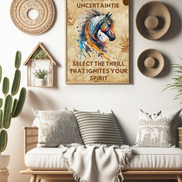 Gallop Into Elegance: Digital Horse Wall Art Prints for Equine Enthusiasts