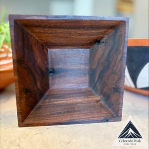 One-of-a-Kind Ironwood Square Decorative Dish | Decorative Dish | Wooden Organizer for Home Decor | Home & Decor | Unique Gift Idea