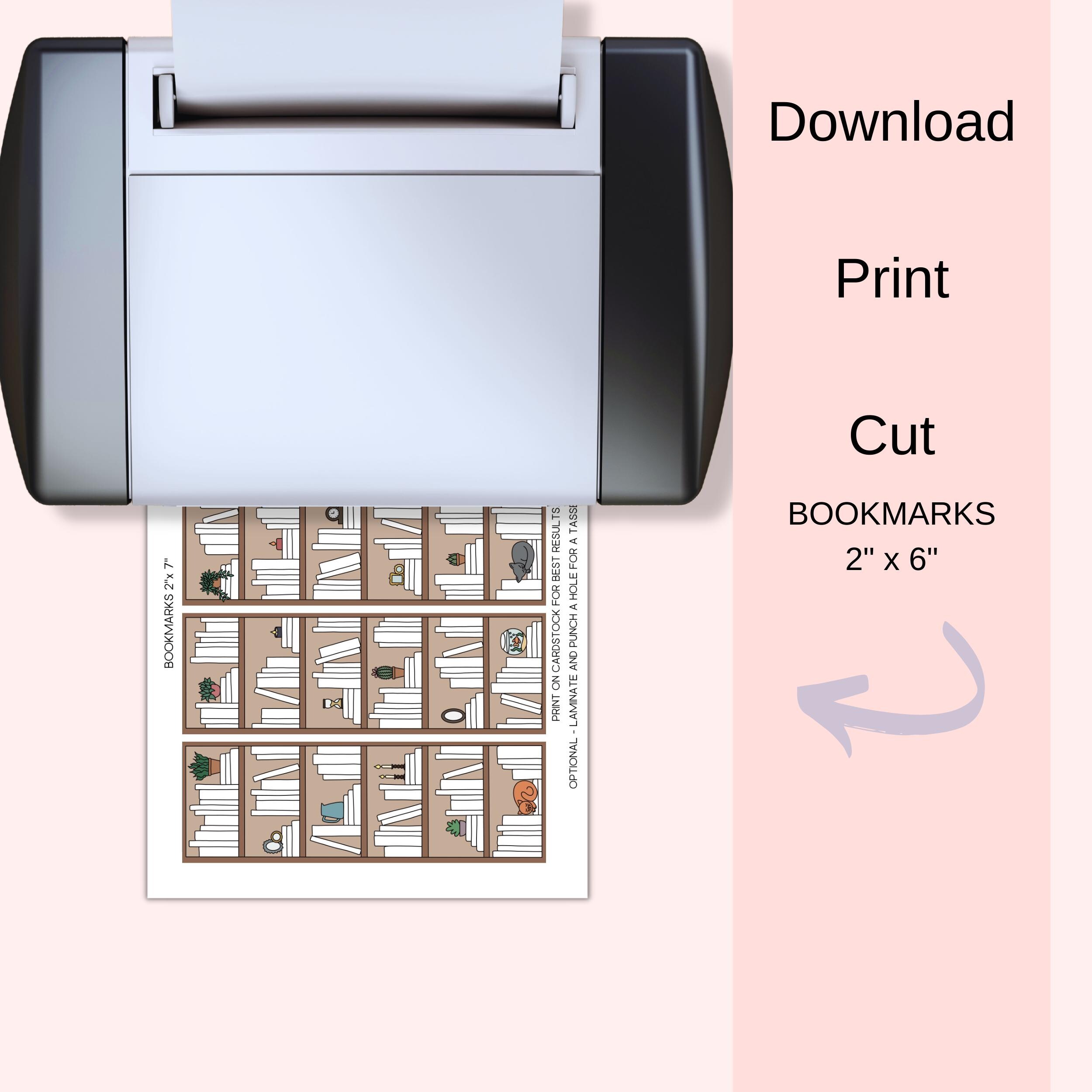 Book Tracker Bookmarks || Printable Bookmarks || Digital Bookmark ...