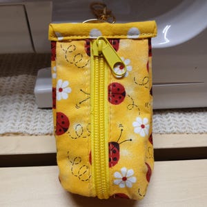 Ladybug Keychain, bag, pouch