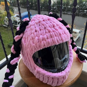 Motorcycle helmet mask,ponytail braid mask,motorcycle accessory,helmet cover,helmet mask,motorcycle helmet,Helmet Protector,motorcycle plush