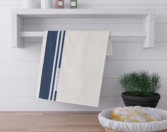 Paño de cocina con cita de la Madre Teresa / Sarga de algodón para decoración católica del hogar