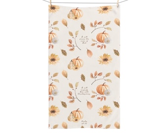 Fall Hand Towel | Psalm 69:30