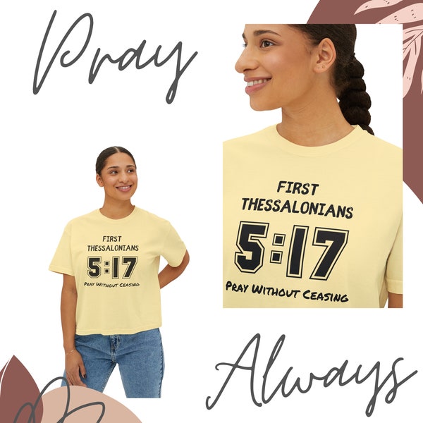 Pray Without Ceasing Women's Oversized T-shirt