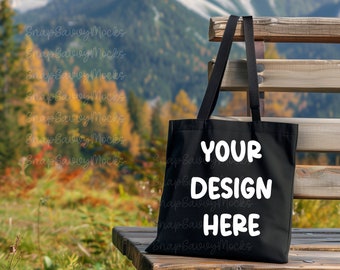 Black Tote Bag Mockup Canvas Tote Bag Shopping Mockups Boho School Tote Mock Up Shopper Mock-up Eco Bag Liberty Mock Up Digital Download Jpg