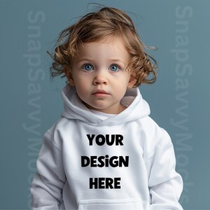 Toddler White Hoodie Mockup, Kids Gildan 18500b Hoodie Mock up, G185b White Hoodie, Lifestyle Model Mocks, Aesthetic Mockup, Gildan Mockups
