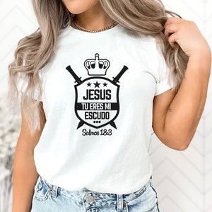 Spanish Bible Verse - Frases religiosas SVG - T-Shirt Motivational Quote PNG Inspirational Christian Tee Design - Frases biblicas svg, PNG