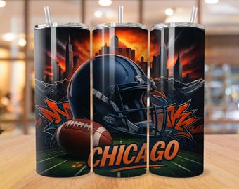 20oz Skinny Tumbler Wrap PNG, Sport 20oz Tumbler PNG, Mascot Sublimation Tumbler PNG Digital