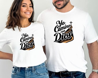 Versículo bíblico en español - Frases religiosas Camiseta con cita motivacional PNG Diseño de camiseta cristiana inspiradora - Cita bíblica en español
