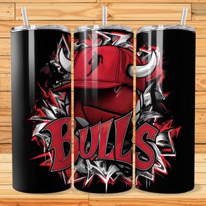 Chicago Tumbler Wrap, 20oz Tumbler Design, Digital Download Only, Sublimation WRAPS, Basketball PNG, Basketball Tumbler Wrap.
