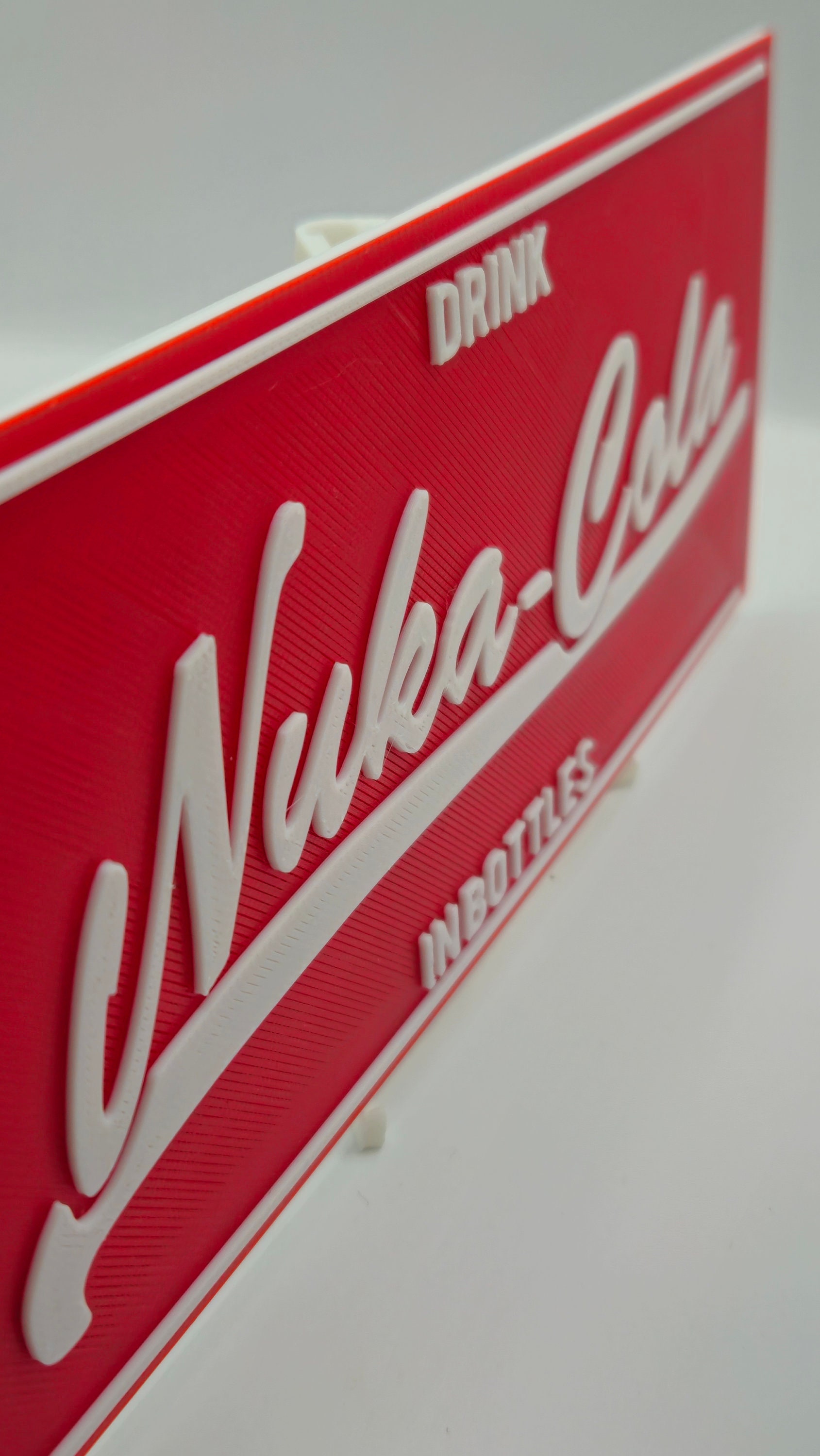 Nuka Cola Bottle Label Plaque Fallout Accessory - Etsy
