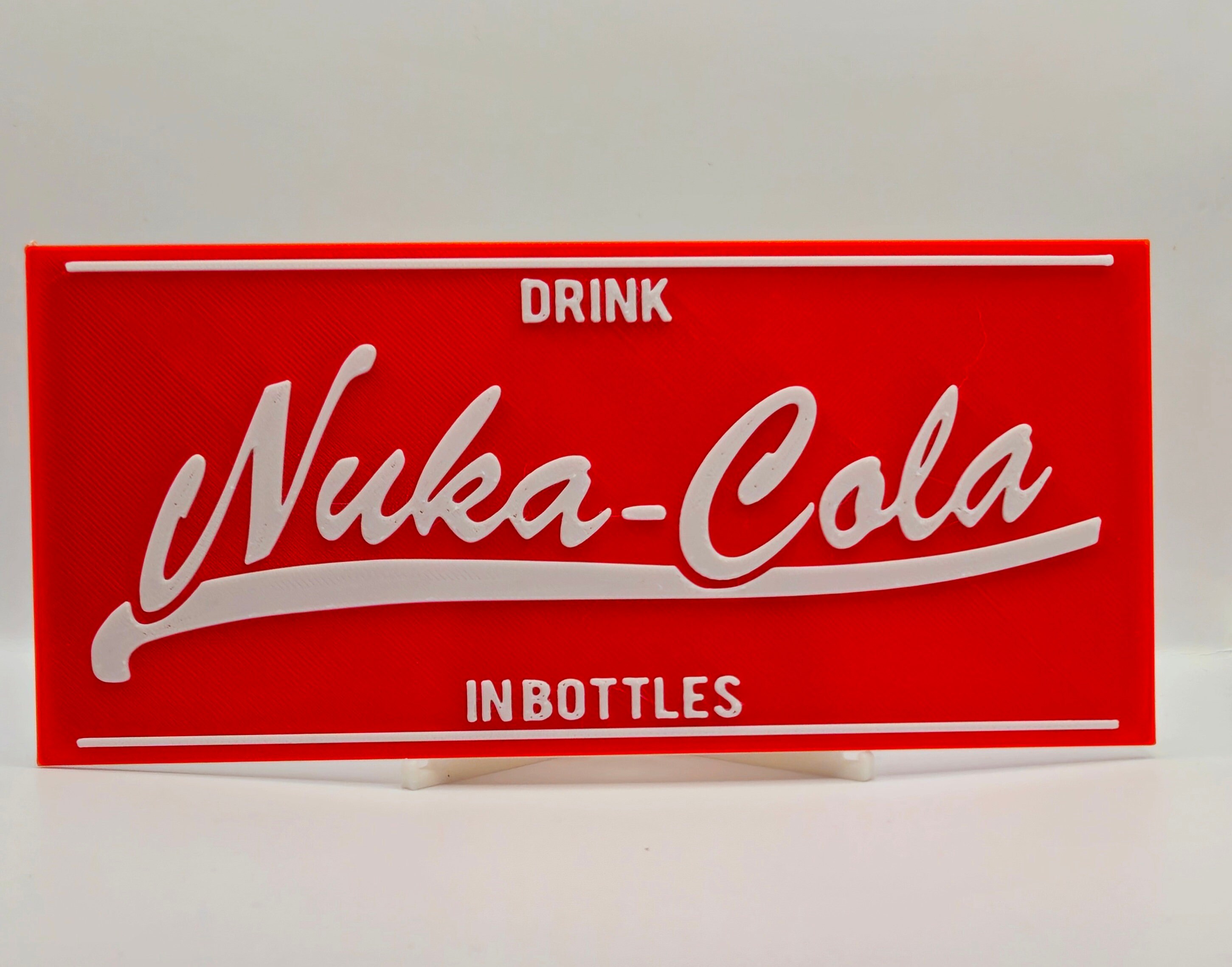Nuka Cola Bottle Label Plaque Fallout Accessory - Etsy