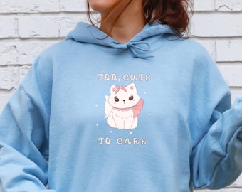 Kitten Hoodie Cutecore Princesscore Kawaii Clothes Cutecore Clothes YamiKawaii Kawaii Fashion Cutecore Clothing Yume Kawaii Cat Face Hoodie