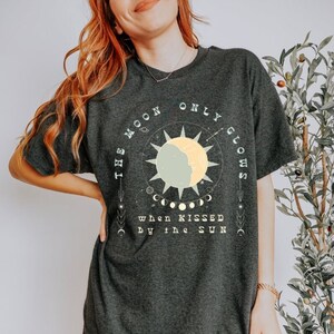 Mystical Shirt Moon Phase Shirt Boho Sun And Moon Shirt Celestial Tshirt Sun Shirt  Mystic Moon And Sun Shirt Gift For Moon Lover Trending