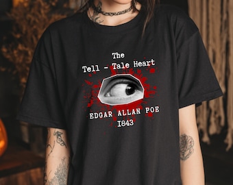 Edgar Allan Poe Shirt Poet Gift For Reader Poetcore Poetcore Shirt Dark Academia Book Lover Gift Idea Poetry Tshirts Emo Shirt Writer Shirt