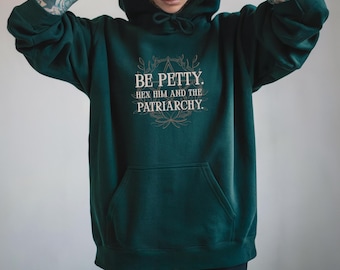 Hex The Patriarchy Feminist Sweatshirt Shirt Hex Alchemy Sigil Feminism Shirt Female Rage Feminine Rage Dark Feminine Dark Academia Shirt