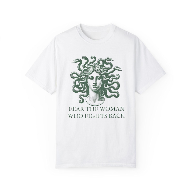 Medusa Shirt Medusa Tee Medusa Feminine Energy Snake Shirt Mythology Shirt Feminist Shirt Greek Mythology Medusa Snake Shirt Feminine Rage image 6