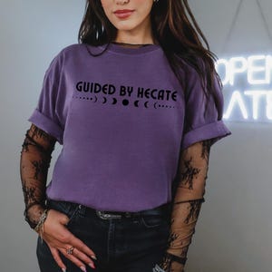 Hecate Shirt Hecate Goddess Hecate Hecate Tshirt Greek Goddess Shirt Mythology Shirt Pagan Shirt Greek Mythology Moon Goddess Greeks Icons