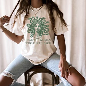 Medusa Shirt Medusa Tee Medusa Feminine Energy Snake Shirt Mythology Shirt Feminist Shirt Greek Mythology Medusa Snake Shirt Feminine Rage