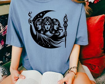 Hecate Shirt Hecate Goddess Hecate Hecate Tshirt Hecate Goddess Greek Goddess Shirt Mystical Shirt Mythology Shirt Whimsigoth Clothing