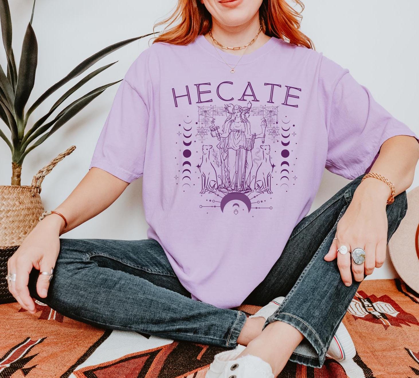 Hecate Shirt Hecate Hecate Statue Goddess Hecate Hecate Tshirt Hecate Goddess Greek Goddess Shirt Mystical Shirt Mythology Shirt Whimsigoth